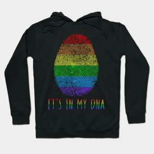 It's In My DNA LGBT Lesbian Gay Pride Hoodie